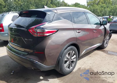 2017 Nissan Murano Sl from USA, damaged, VIN 5N1AZ2MHXHN141562